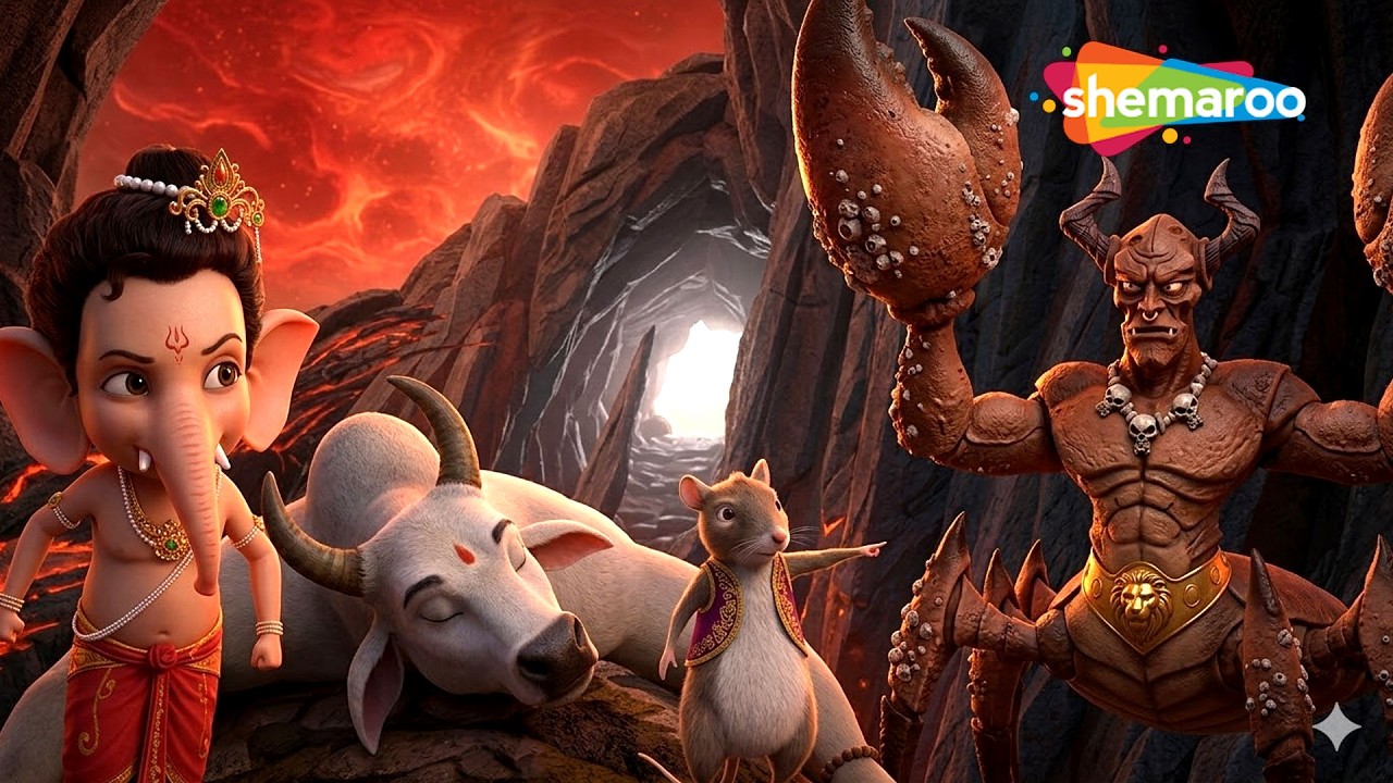 क्या बाल गणेश बचा पाएंगे नंदी जी को केकड़ा असुर से ? | Bal Ganesh And Super Hero - 30