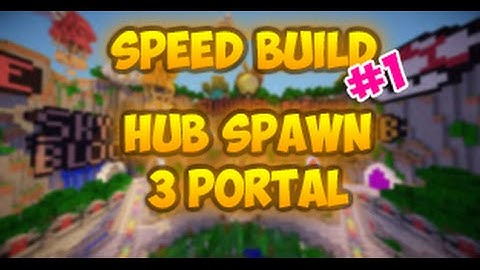 Minecraft HUB Spawn + Download/ İndir ♥ SpeedBuild#1