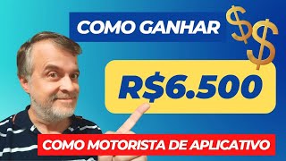 COMO GANHAR 6 MIL COMO MOTORISTA DE APLICATIVO | #uber #99pop #motoristaturista screenshot 5