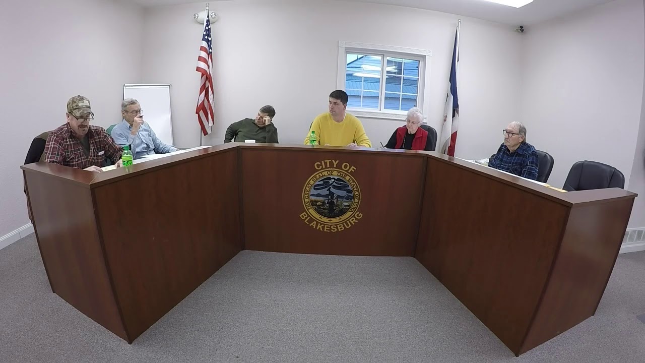 Blakesburg City Council 040918 YouTube