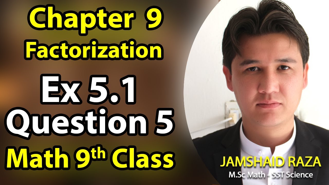 Exercise 5.1 | Question 5 | Chapter 5 | 9th Class Math | Balochistan ...