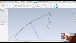 Autodesk Inventor, using a 3 D sketch to twist an object