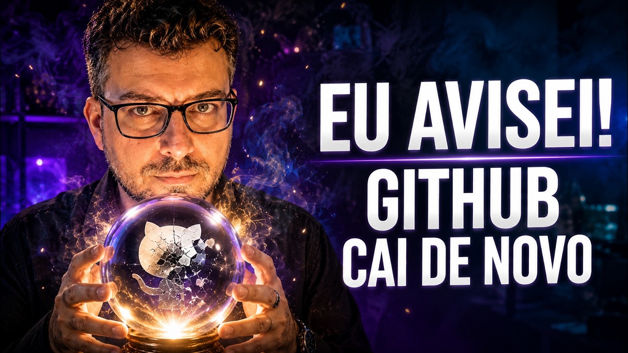 GitHub CAIU DE NOVO: Eu Avisei! - Pela Terceira Vez | Veja o que Aconteceu