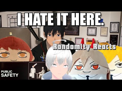 Randomity reacts to Chainsaw man but it's the office by RG33