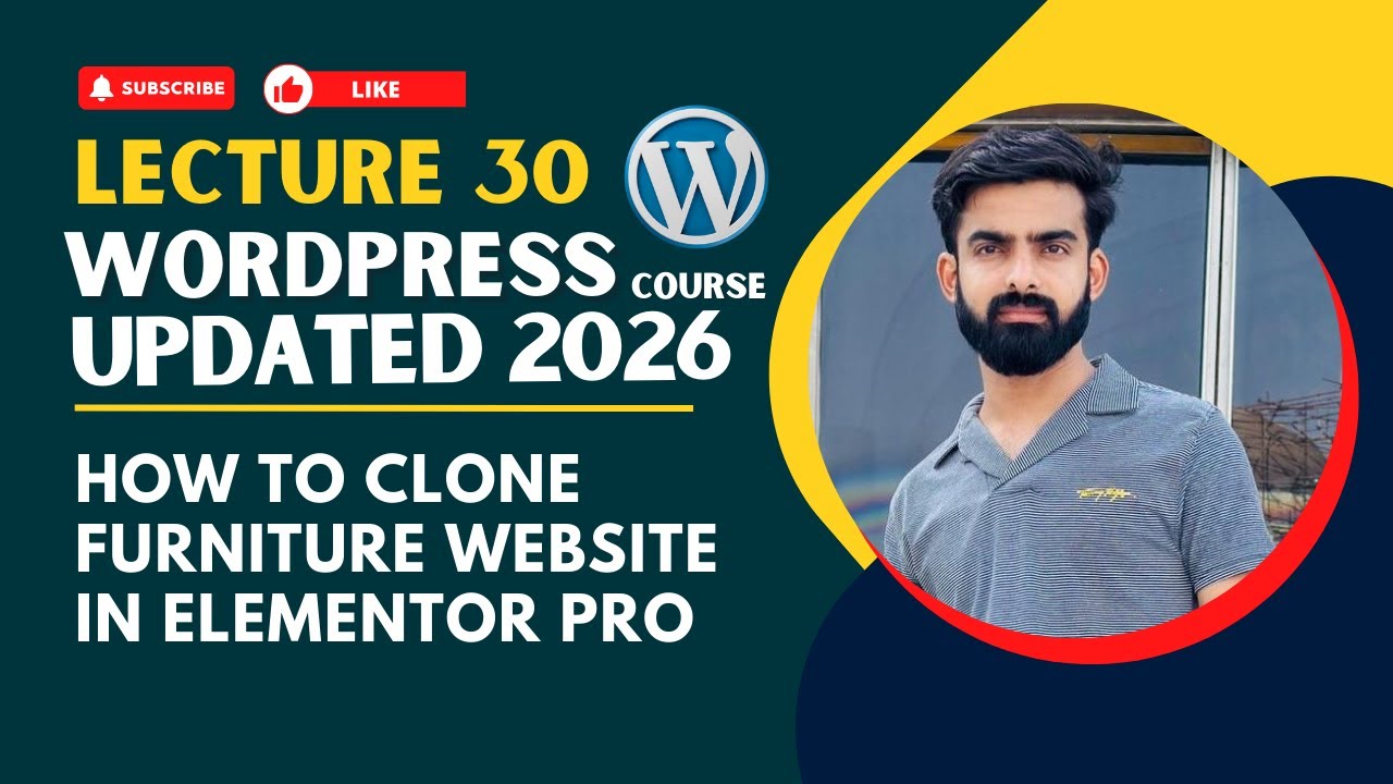 How to Clone a Furniture Website in Elementor | Step-by-Step Guide # ...