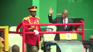 MIAKA 58 YA UHURU: Msafara wa Rais John Magufuli ulivyoingia Uwanja wa CCM Kirumba