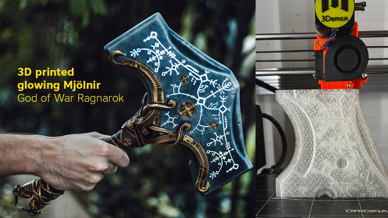 You can now 3D Print Mjölnir as it's seen in God of War - htxt