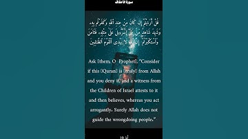 سورة الأحقاف من الأية 9 الى 10 محمد أيوب