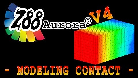 Modeling contact with Z88Aurora V4 (english)