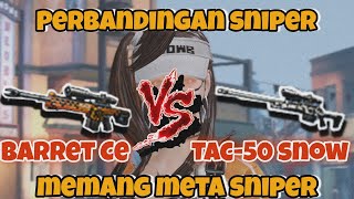 BARRET CE VS TAC50 SNOW!!! SNIPER MAKIN JAYA?? - Lifeafter screenshot 5