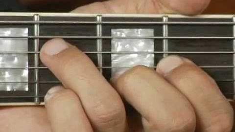 1st Inversion of D Major Guitar Chord on the Middle Top Strings