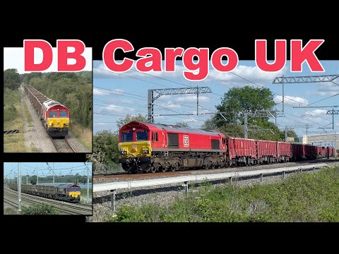 DB Cargo UK Class 66 Railfreight Variety