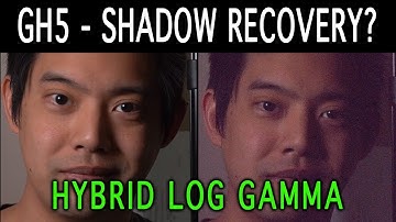 How good is GH5 Shadow Recovery with HLG (Hybrid Log Gamma) color profile?
