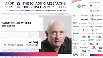 Jan Vijg at ARDD2023: Genome instability, aging and disease