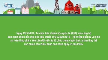 Đào tạo Tư vấn Tiêu chuẩn ISO 22000 - Tư vấn tiêu chuẩn ISO, GMP | TGP Vietnam