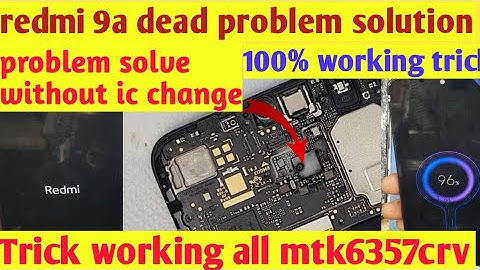 redmi 9a dead🔥pococ3 dead problem solution🔥trick working mtk6357crv all model #redmi9a #mtk6357crv