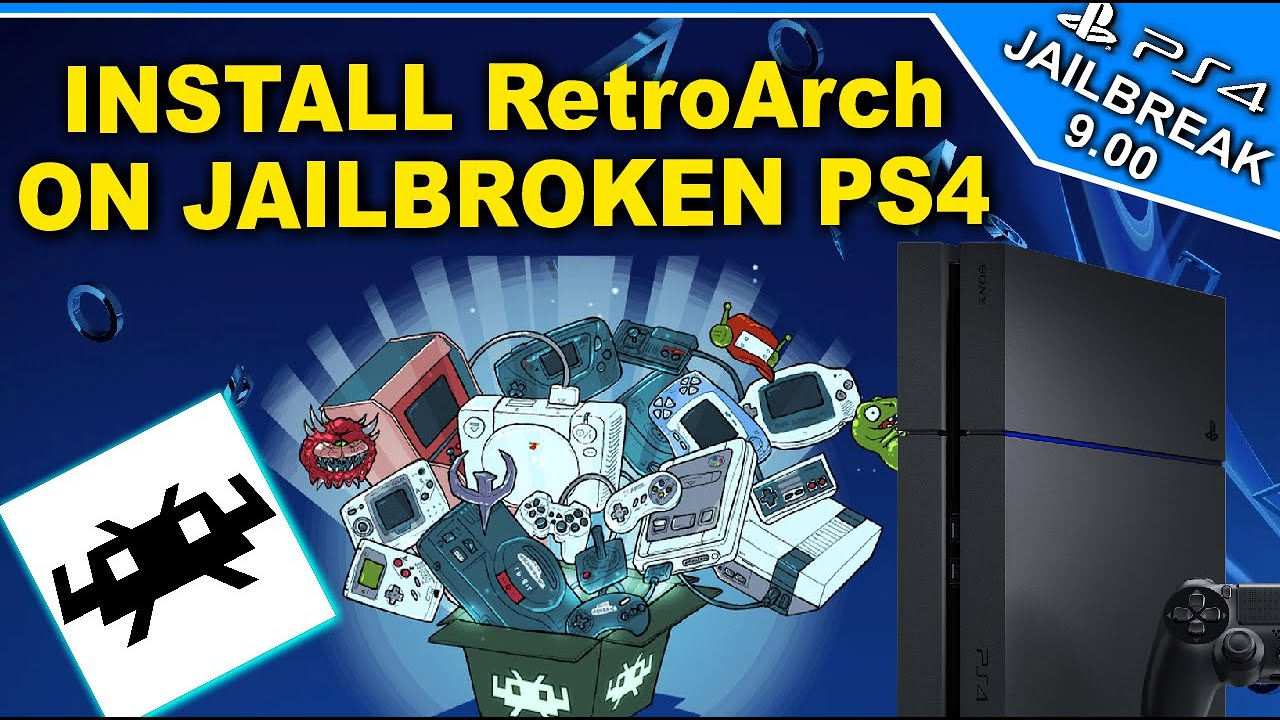 How install RetroArch on Jailbroken PS4 Offline & Online Full Tutorial - YouTube