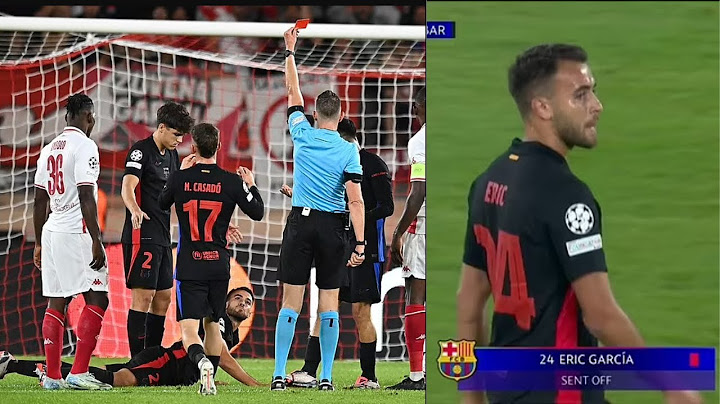 Eric Garcia Sent Off After Wrong Card Shown in Barcelona's 2-1 Loss to Monaco