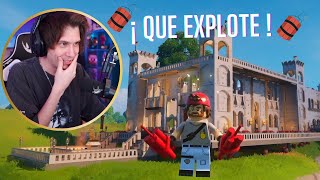 RUBIUS DESTRUYENDO CASAS DE SUSCRIPTORES EN LEGO