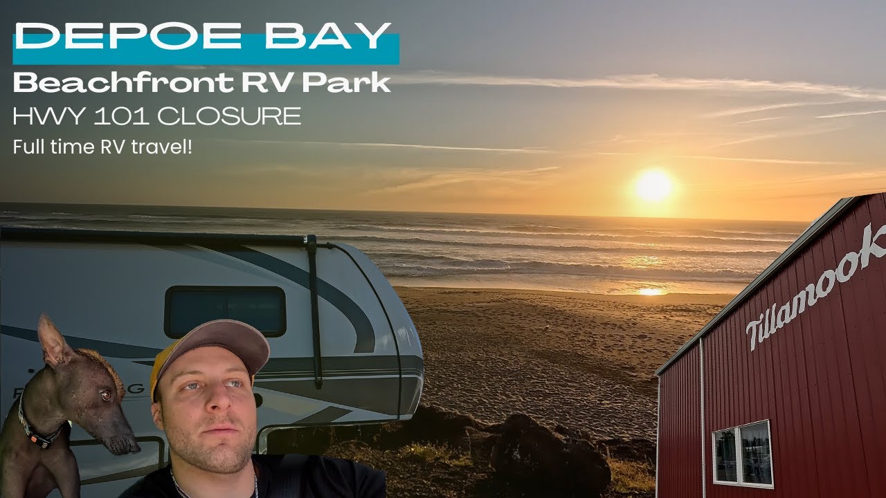 Beachfront RV Park and coastal towns in Oregon | Highway 101 closure ...