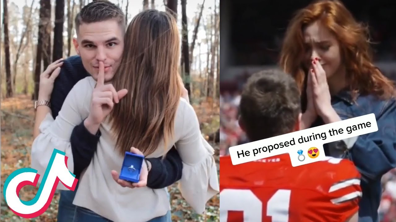 PROPOSAL THAT ARE HEART MELTING  on TikTok Try NOT to Cry  Wedding  Marriage Proposals