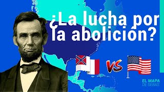 ⚔︎🇺🇸La GUERRA de SECESIÓN (o G. Civil Estadounidense) en 12 minutos ⚔︎🇺🇸 - El Mapa de Sebas