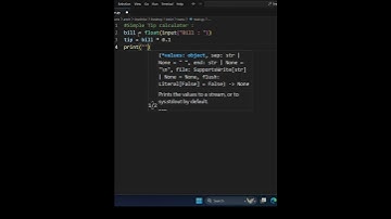 Tip calculator using python #shorts #coding #python