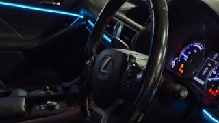 Lexus IS300h Ambient Lighting Install (Doors, Dash &amp; Footwells)