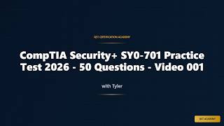CompTIA Security+ SY0-701: 50 Questions Practice Test 2026