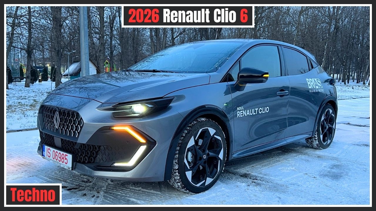 New Renault Clio 2026 (Techno) Night Lights Detailed Review