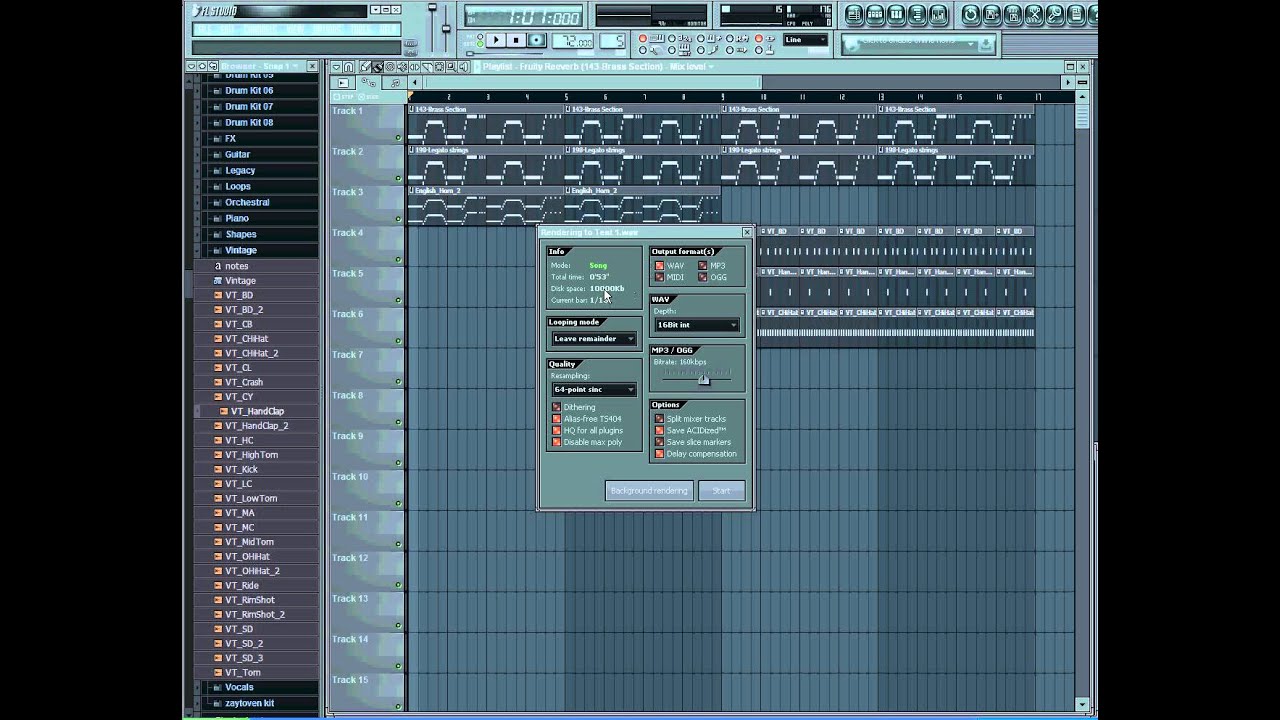 Keren  How to Render an Audio File in FL Studio (WAV. MP3. etc) @LILDREZY22 #FLP Full   Special