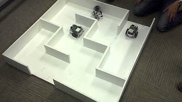 MAZEBOT - Parallax BoeBot Solves Maze
