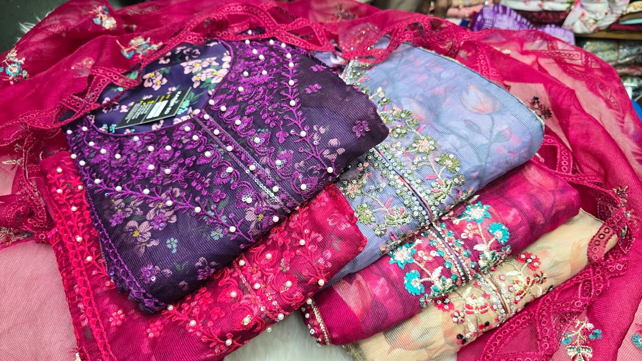 নতুন ডিজাইনার ঈদ স্পেশাল পাকিস্তানি ইন্সপায়ারড লাক্সারি পার্টি ড্রেস । Eid collection party dress 