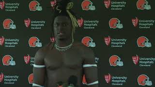 David Njoku Press Conference | July 29, 2024