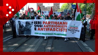25 Aprile, corteo pro-Palestina a Roma: manifestante denuncia aggressione da membri brigata ebraica