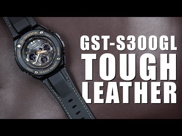G-SHOCK GST-S300GL-1A TOUGH LEATHER - UNBOXING & SPEC - YouTube