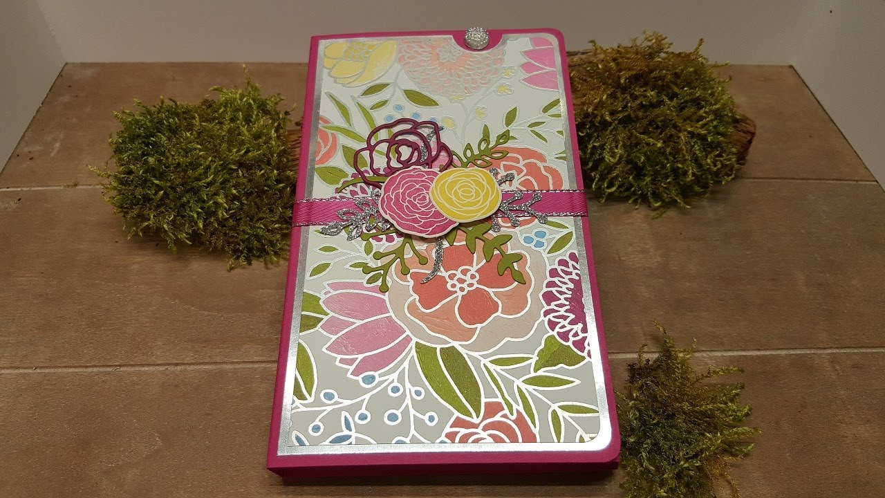 Anleitung: Notizbüchlein mit Stiftehalter mit Produkten von Stampin'Up!