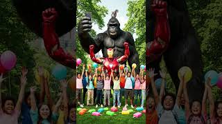 King Kong &amp; Iron Man: Ice Cream Chaos #KingKong #IronMan #KidsCartoon #FunnyVideo #3danimation