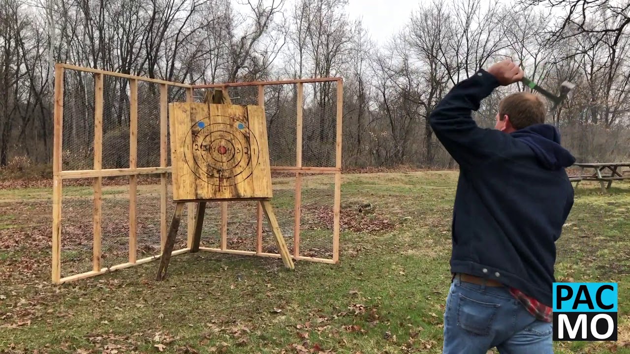 Axe Throwing Eagles 3rd Annual Wing Cookoff 2018 YouTube