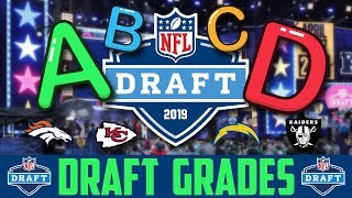 2019 NFL Draft Grades Winners & Losers - AFC WEST DRAFT GRADES Broncos Chiefs Chargers Raiders