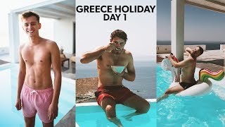 BIG GREECE HOLIDAY WITH THE BOYS! [Day 1]