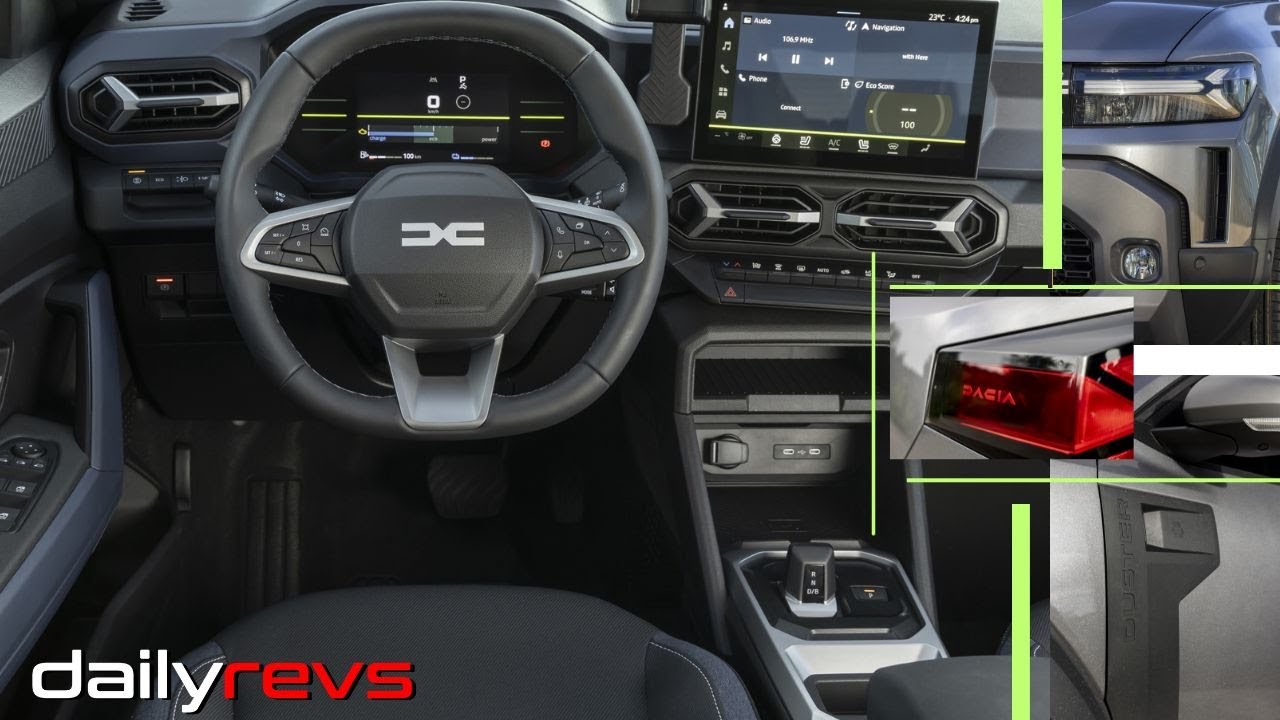 2024 Dacia Duster Interiors Details Rugged, Functional and Modern Renault Duster YouTube