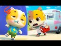 Baby is sick song  funny kids song  nursery rhymes  meowmi family show