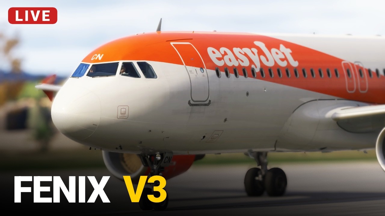 Fenix V3 easyJet A320 Ops - Zurich to Palma Return✈️ MSFS 2024 Live