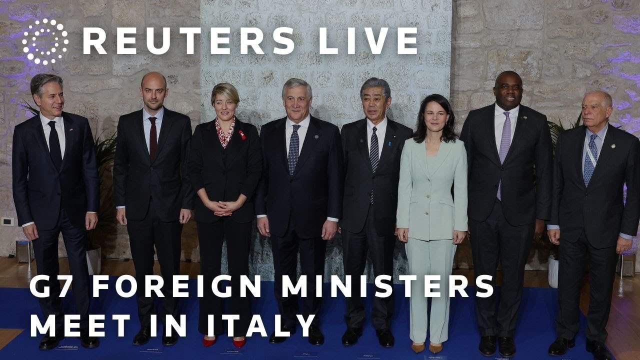 LIVE: G7 delegations and Arab countries meet in Rome