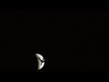 月食を横切る飛行機 Plane across the lunar eclipse