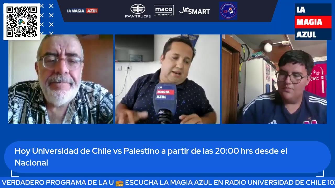 📺🤘 La Magia Azul EN VIVO | La previa de Universidad de Chile vs Palestino por la Copa Sudamericana