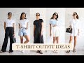 TSHIRT OUTFIT IDEAS: How To Style &amp; Finding The Perfect TShirt