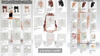 wallpapers Aesthetic Matching Bff Outfits Roblox 3 matching bestie outfits tiktok compilation kayxllaa