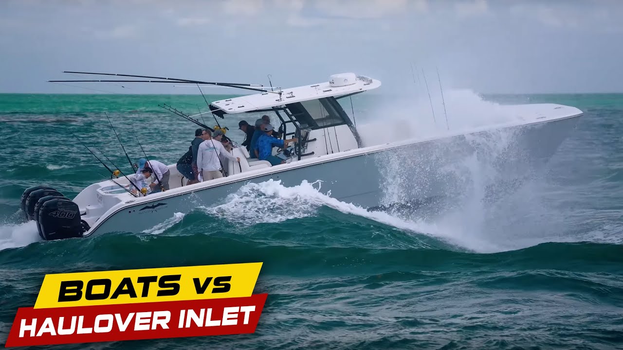 WAS THIS CAPTAIN ERROR AT HAULOVER ?? Boats vs Haulover Inlet YouTube